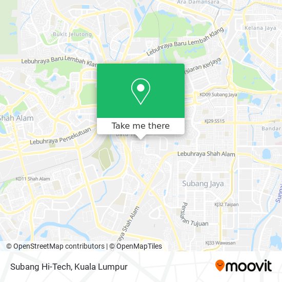 Peta Subang Hi-Tech