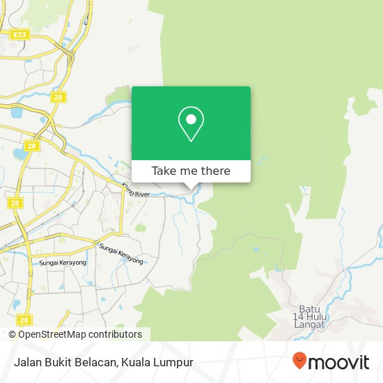 Peta Jalan Bukit Belacan