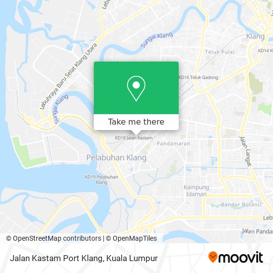 Peta Jalan Kastam Port Klang