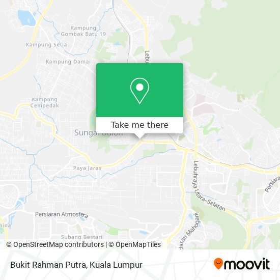 Bukit Rahman Putra map