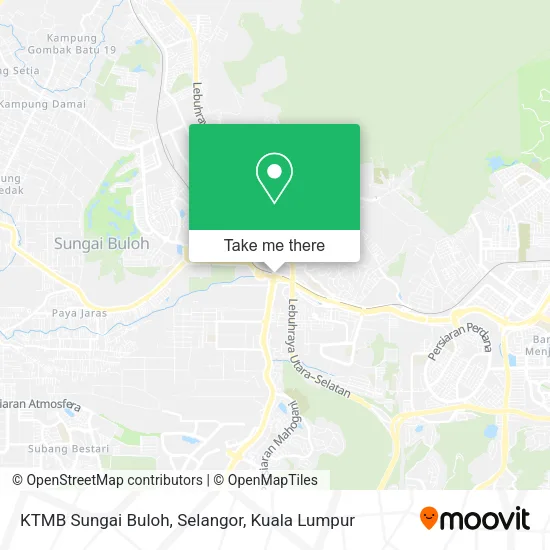 KTMB Sungai Buloh, Selangor map