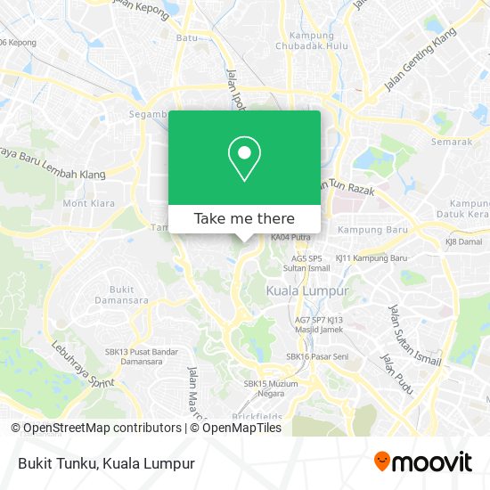 Bukit Tunku map