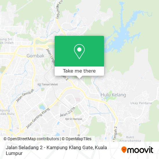 Peta Jalan Seladang 2 - Kampung Klang Gate