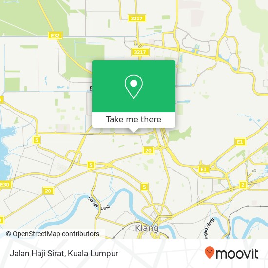 Jalan Haji Sirat map