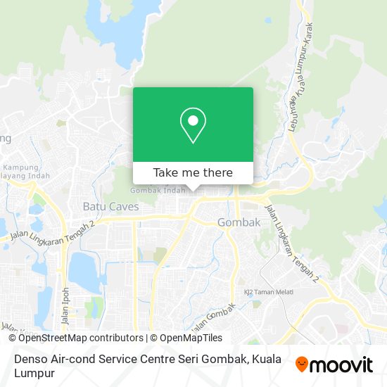 Denso Air-cond Service Centre Seri Gombak map