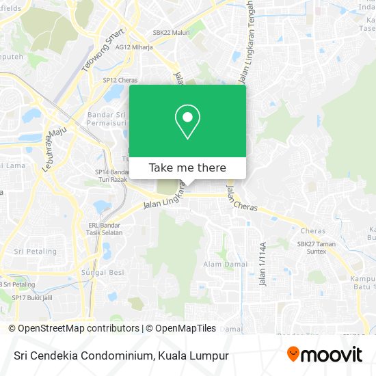 Peta Sri Cendekia Condominium