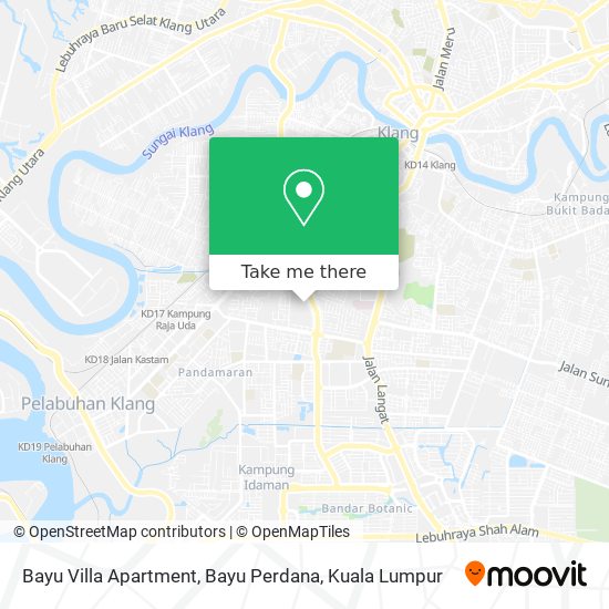 Peta Bayu Villa Apartment, Bayu Perdana