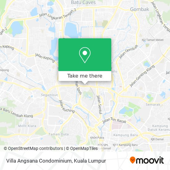 Villa Angsana Condominium map