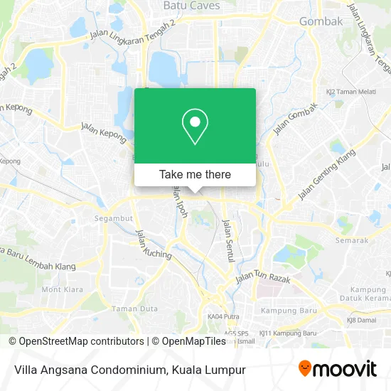 Villa Angsana Condominium map