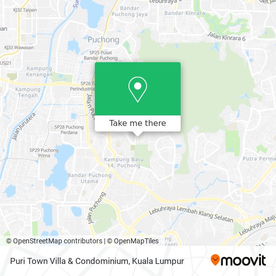 Puri Town Villa & Condominium map