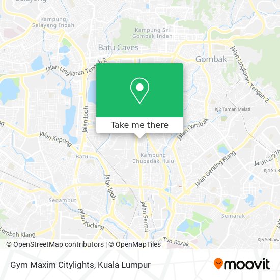 Gym Maxim Citylights map