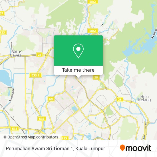 Perumahan Awam Sri Tioman 1 map