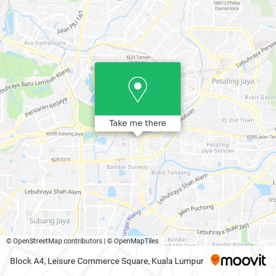 Block A4, Leisure Commerce Square map