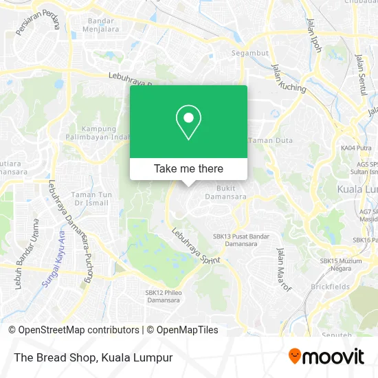 The Bread Shop map