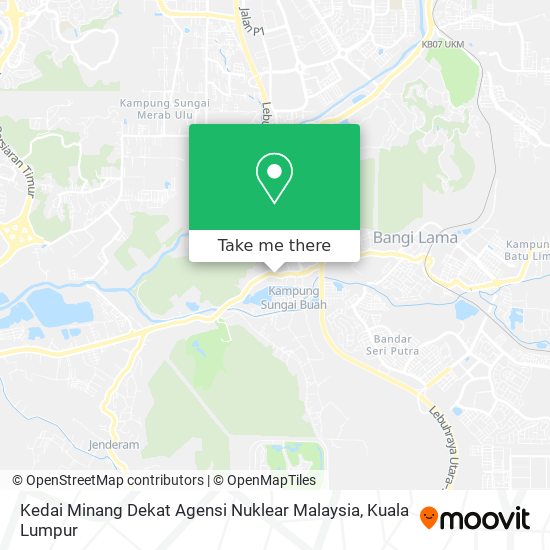 Peta Kedai Minang Dekat Agensi Nuklear Malaysia