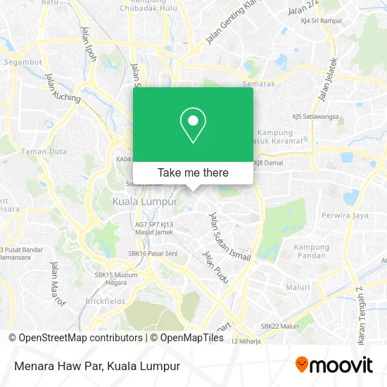 Menara Haw Par map