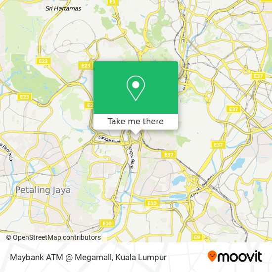 Maybank ATM @ Megamall map