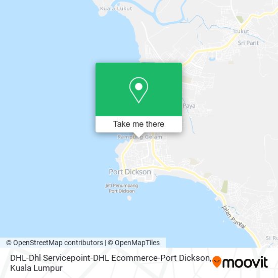 DHL-Dhl Servicepoint-DHL Ecommerce-Port Dickson map