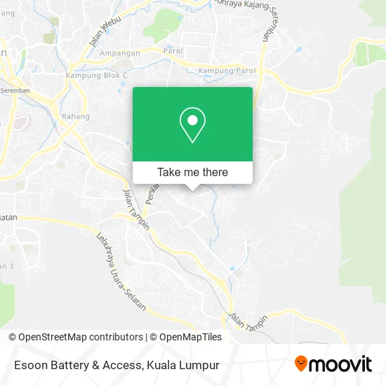 Esoon Battery & Access map