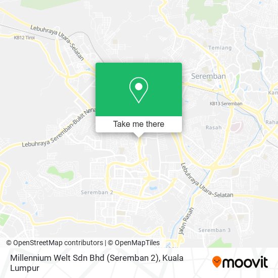 Millennium Welt Sdn Bhd (Seremban 2) map