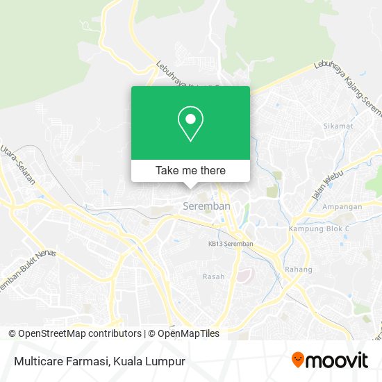Multicare Farmasi map