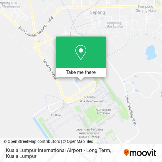 Kuala Lumpur International Airport - Long Term map