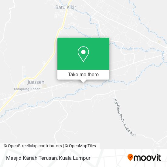 Peta Masjid Kariah Terusan