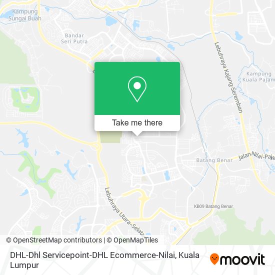 Peta DHL-Dhl Servicepoint-DHL Ecommerce-Nilai