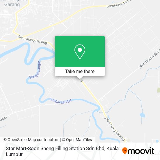 Peta Star Mart-Soon Sheng Filling Station Sdn Bhd