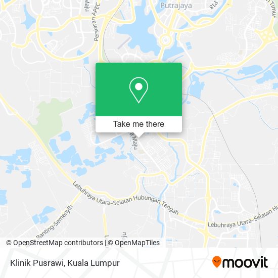 Klinik Pusrawi map