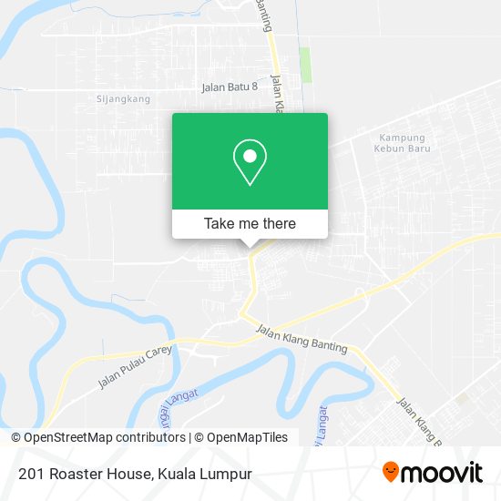 201 Roaster House map