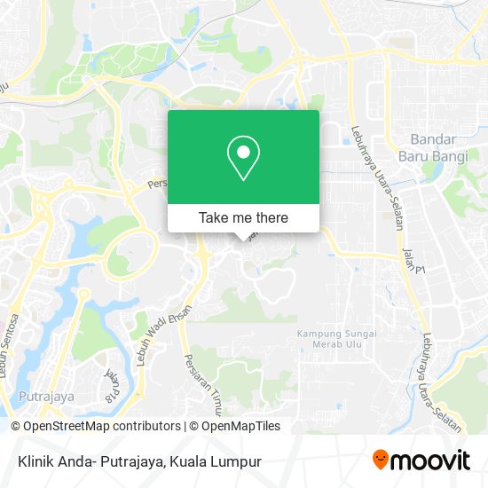 Klinik Anda- Putrajaya map