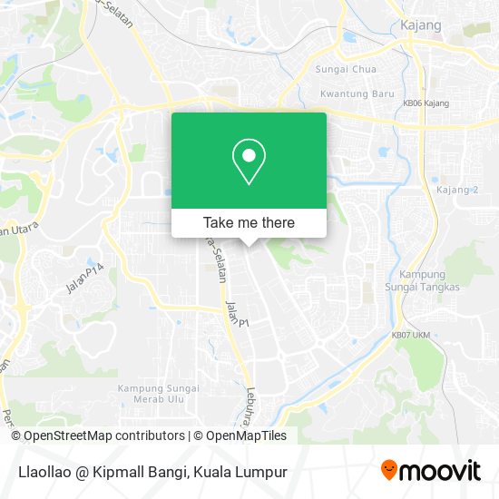 Llaollao @ Kipmall Bangi map