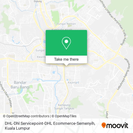 DHL-Dhl Servicepoint-DHL Ecommerce-Semenyih map