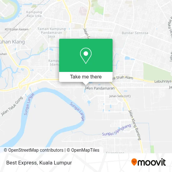 Best Express map