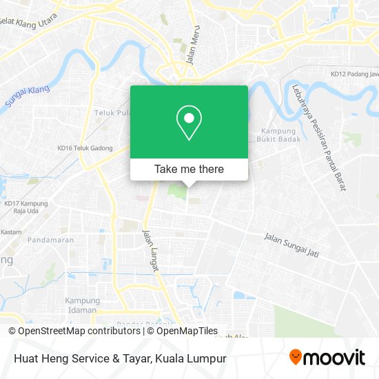 Huat Heng Service & Tayar map