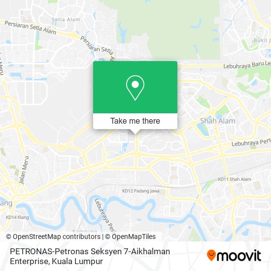 PETRONAS-Petronas Seksyen 7-Aikhalman Enterprise map