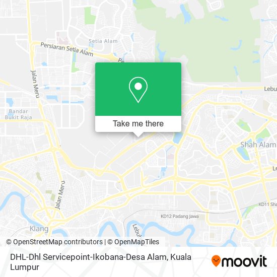 Peta DHL-Dhl Servicepoint-Ikobana-Desa Alam