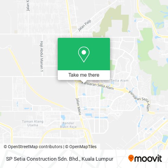 SP Setia Construction Sdn. Bhd. map