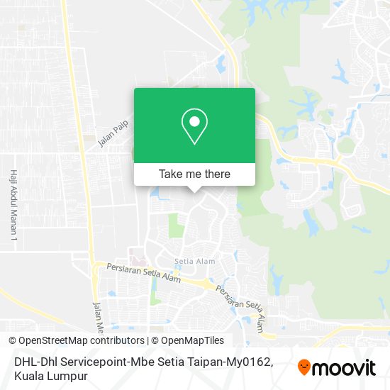 DHL-Dhl Servicepoint-Mbe Setia Taipan-My0162 map