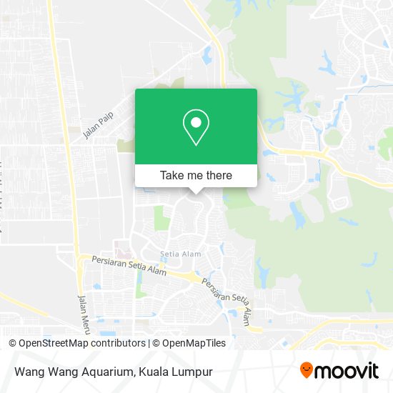 Wang Wang Aquarium map