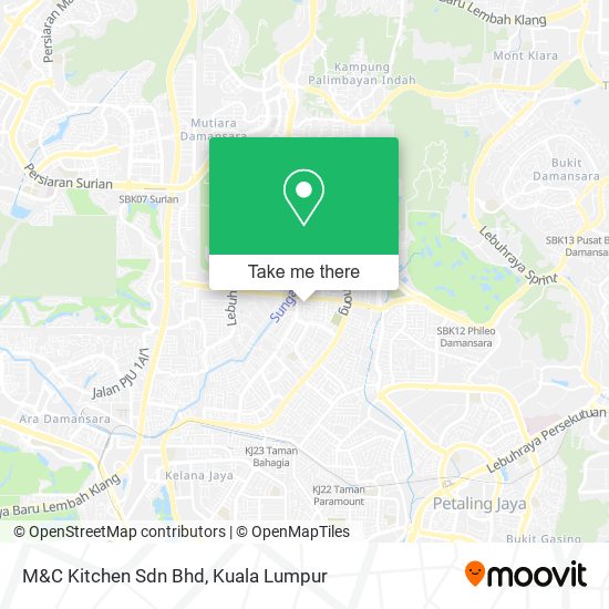 Peta M&C Kitchen Sdn Bhd