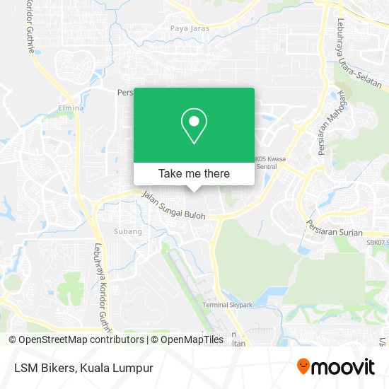 LSM Bikers map