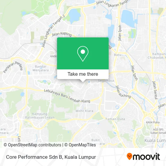 Core Performance Sdn B map
