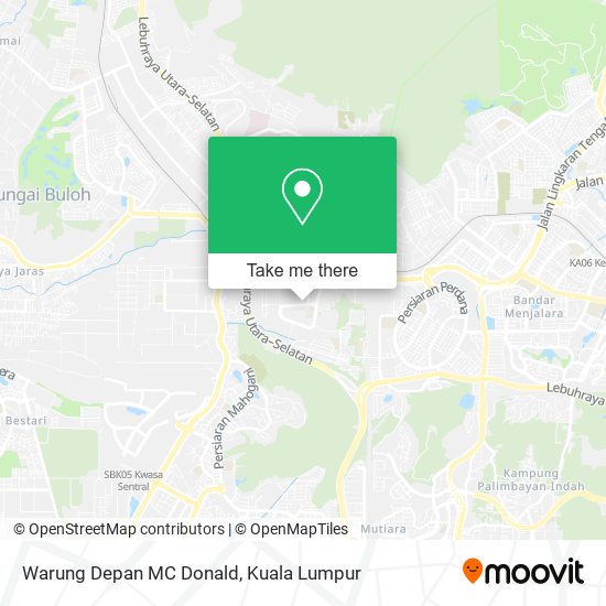 Warung Depan MC Donald map