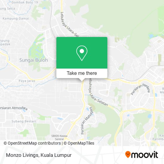 Monzo Livings map