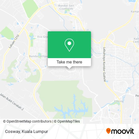 Cosway map