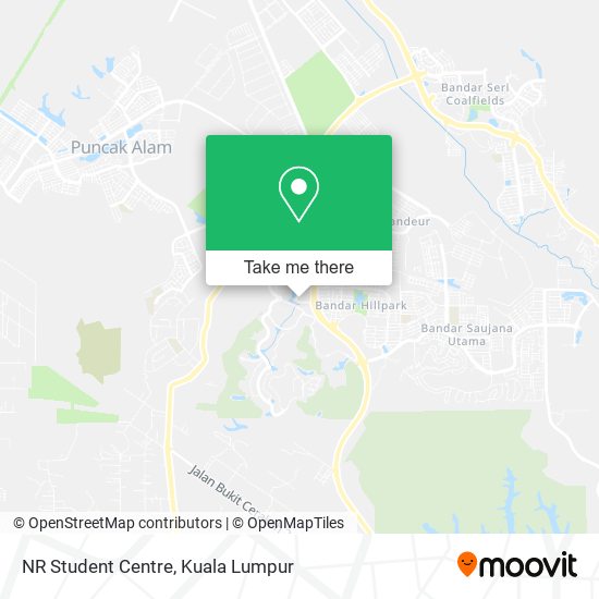 NR Student Centre map