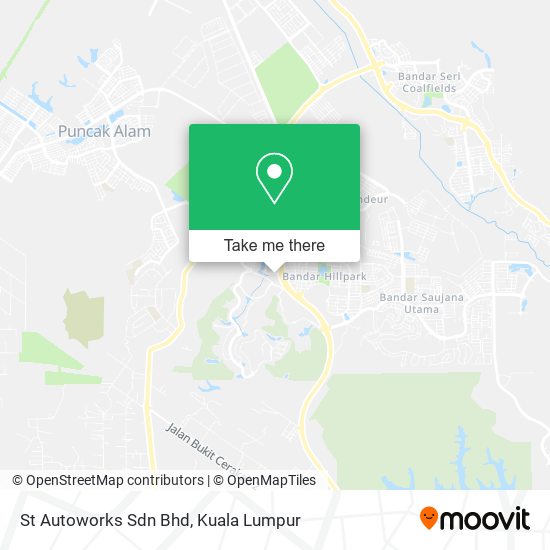 St Autoworks Sdn Bhd map