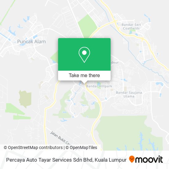 Percaya Auto Tayar Services Sdn Bhd map